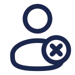 User Cross SVG Icon